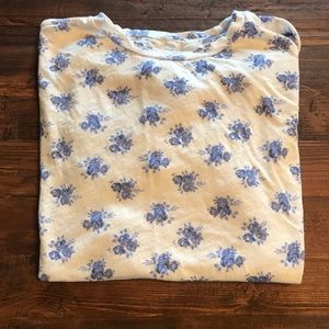JCrew floral T-shirt